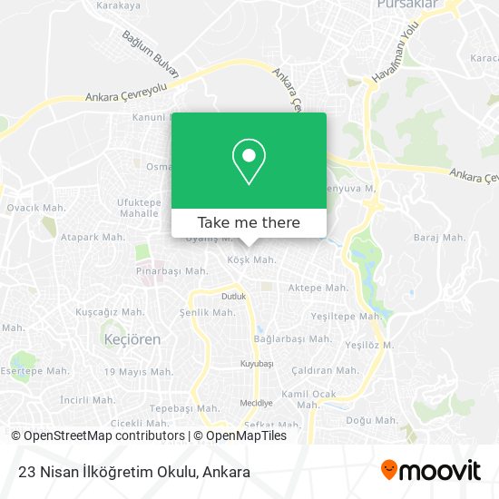 23 Nisan İlköğretim Okulu map