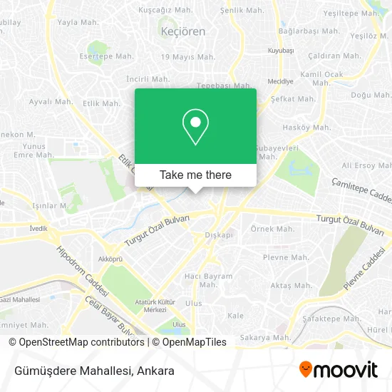 Gümüşdere Mahallesi map