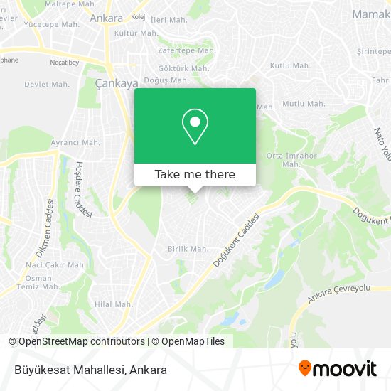 Büyükesat Mahallesi map