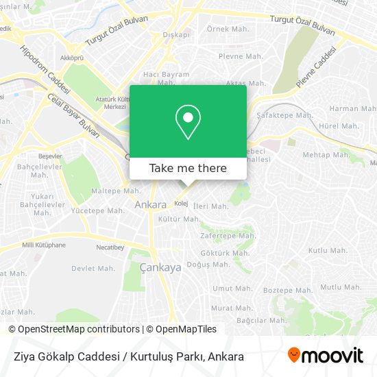 Ziya Gökalp Caddesi / Kurtuluş Parkı map