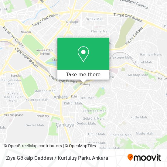 Ziya Gökalp Caddesi / Kurtuluş Parkı map