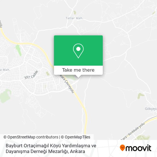 Bayburt Ortaçimağıl Köyü Yardımlaşma ve Dayanışma Derneği Mezarlığı map