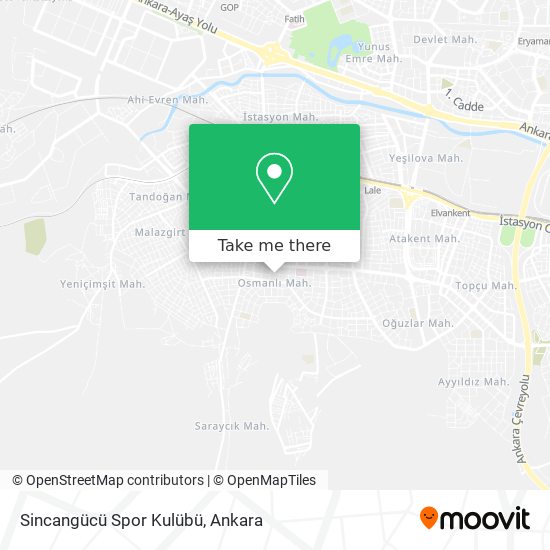 Sincangücü Spor Kulübü map