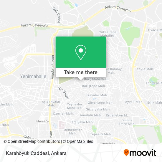 Karahöyük Caddesi map