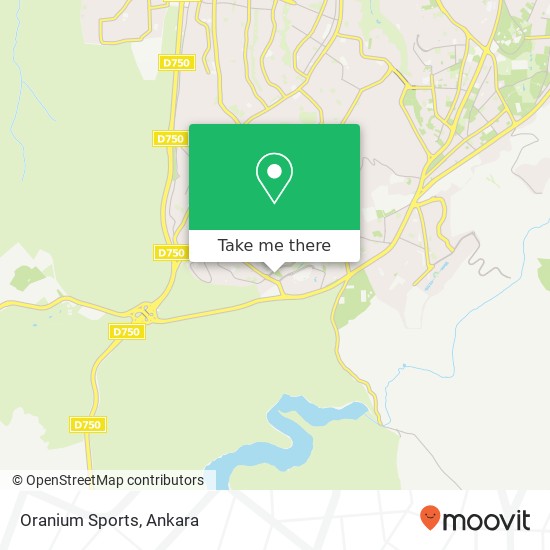 Oranium Sports map