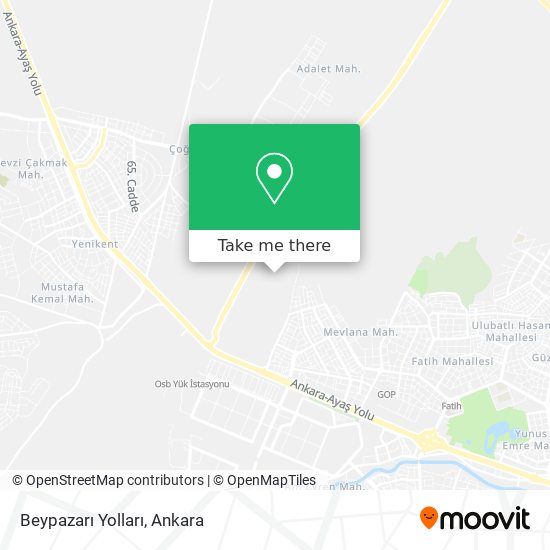 Beypazarı Yolları map