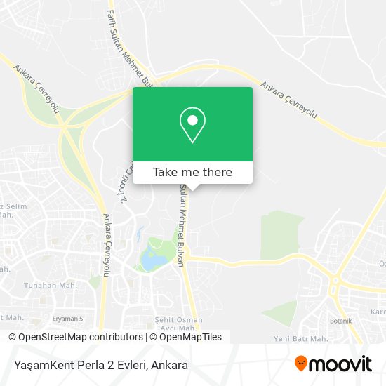 YaşamKent Perla 2 Evleri map