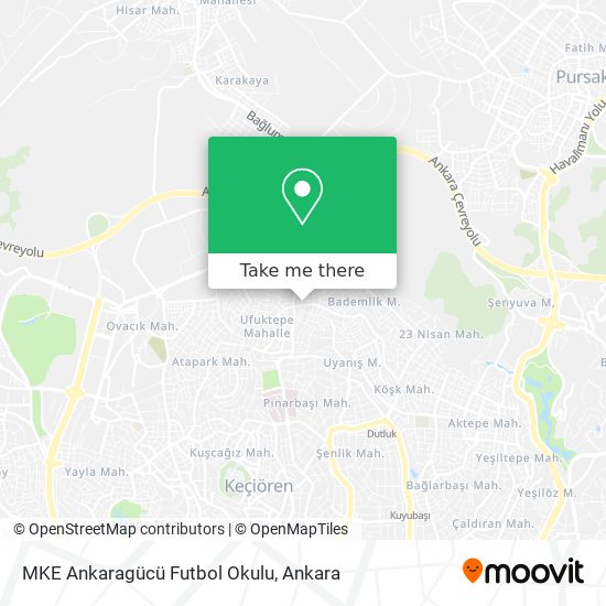 MKE Ankaragücü Futbol Okulu map