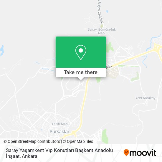 Saray Yaşamkent Vıp Konutları Başkent Anadolu İnşaat map