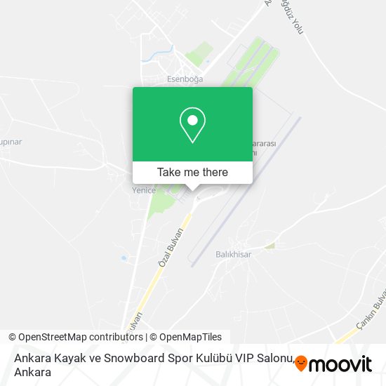 Ankara Kayak ve Snowboard Spor Kulübü VIP Salonu map
