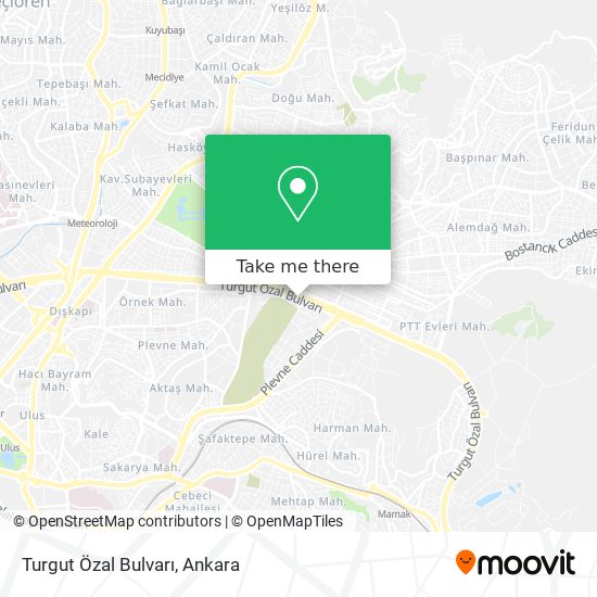 Turgut Özal Bulvarı map