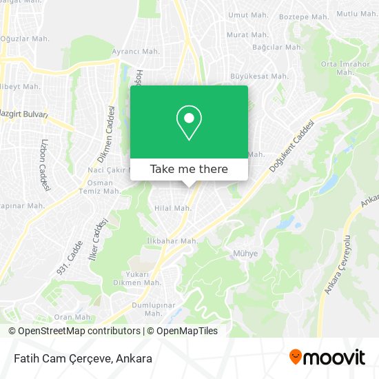 Fatih Cam Çerçeve map