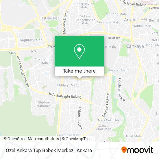 Özel Ankara Tüp Bebek Merkezi map