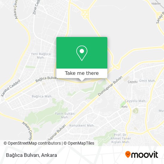 Bağlıca Bulvarı map