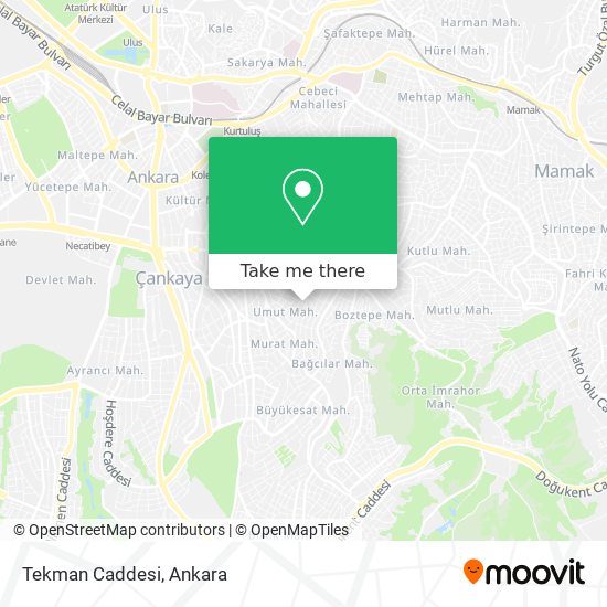 Tekman Caddesi map