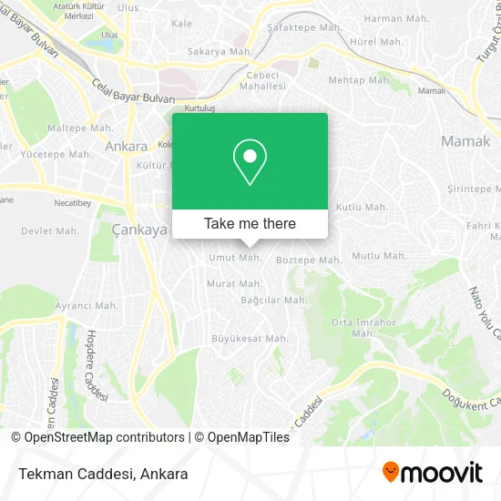 Tekman Caddesi map