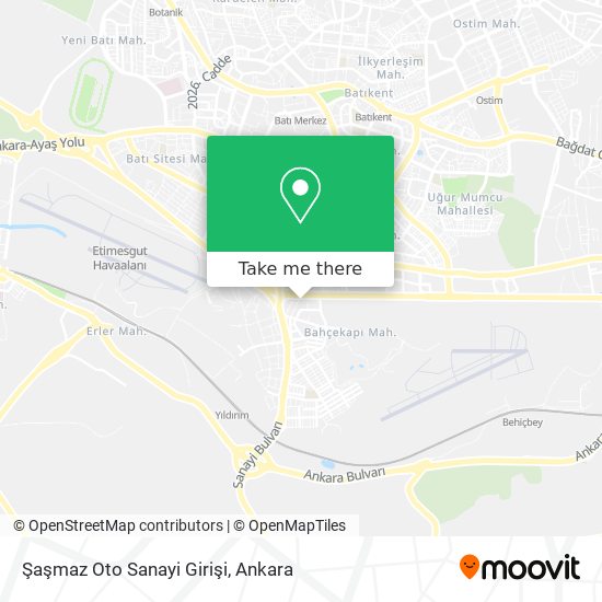 Şaşmaz Oto Sanayi Girişi map