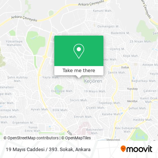 19 Mayıs Caddesi / 393. Sokak map