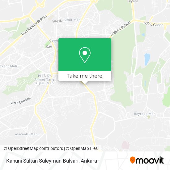 Kanuni Sultan Süleyman Bulvarı map