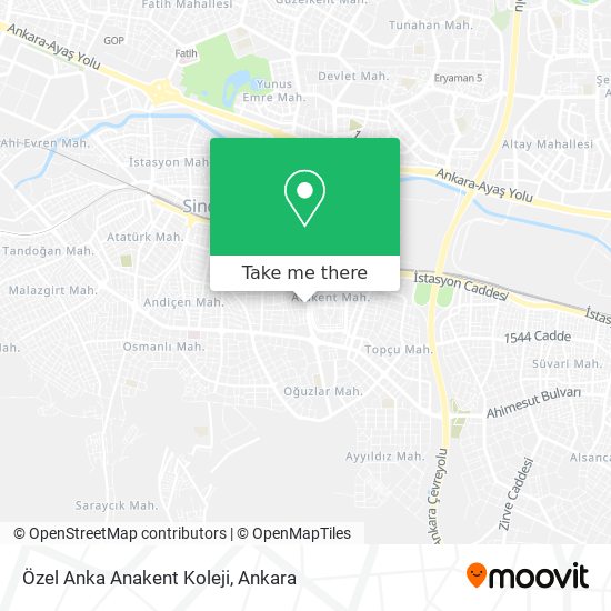 Özel Anka Anakent Koleji map