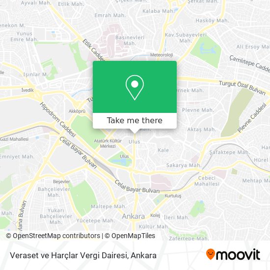 Veraset ve Harçlar Vergi Dairesi map