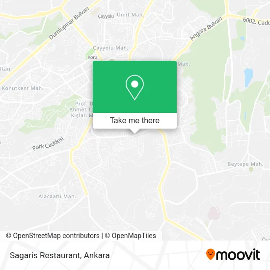 Sagaris Restaurant map