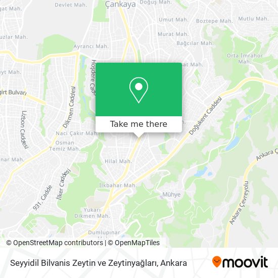 Seyyidil Bilvanis Zeytin ve Zeytinyağları map