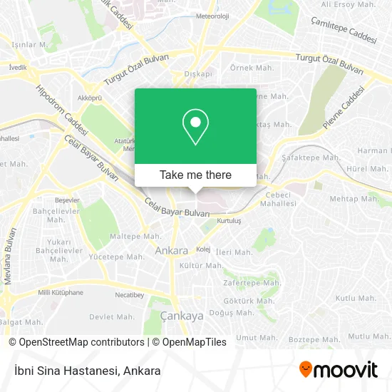 İbni Sina Hastanesi map