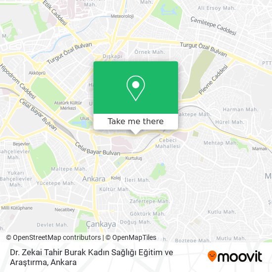 Dr. Zekai Tahir Burak Kadın Sağlığı Eğitim ve Araştırma map