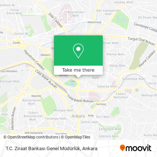 T.C. Ziraat Bankası Genel Müdürlük map