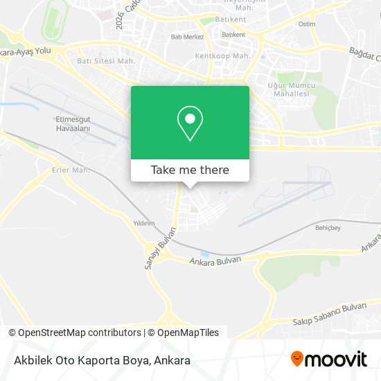 Akbilek Oto Kaporta Boya map