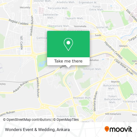 Wonders Event & Wedding map