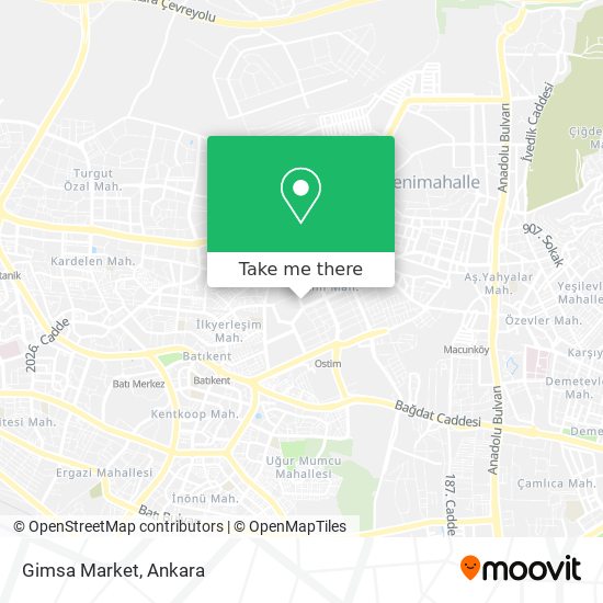 Gimsa Market map