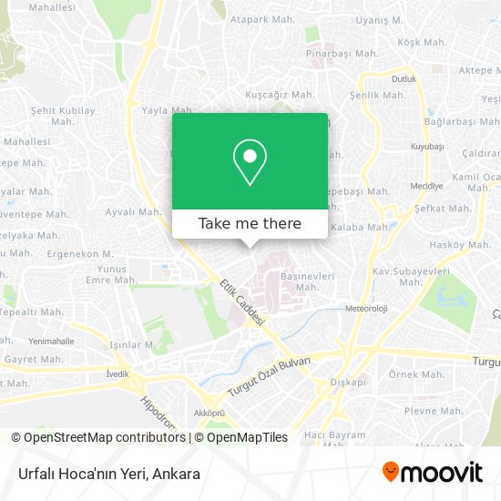 Urfalı Hoca'nın Yeri map