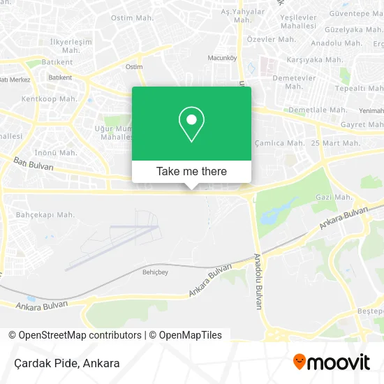 Çardak Pide map
