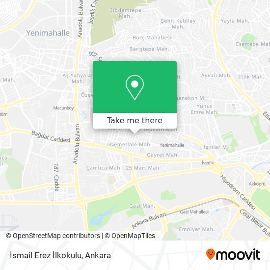 İsmail Erez İlkokulu map