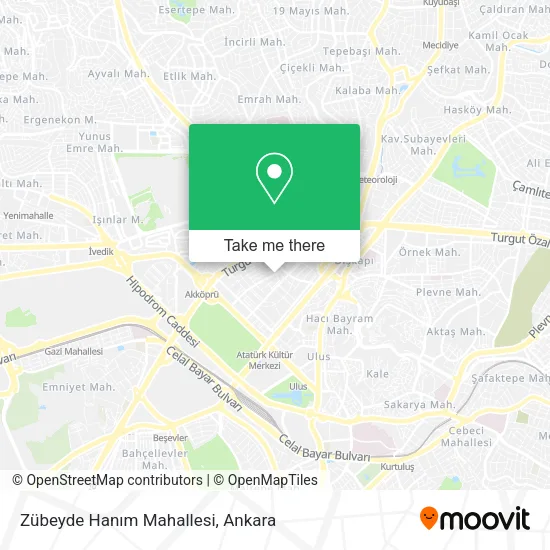 Zübeyde Hanım Mahallesi map