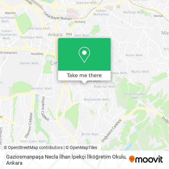 Gaziosmanpaşa Necla İlhan İpekçi İlköğretim Okulu map