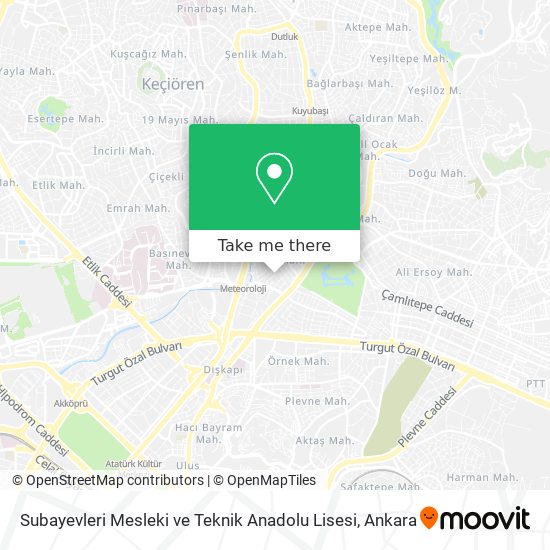 Subayevleri Mesleki ve Teknik Anadolu Lisesi map