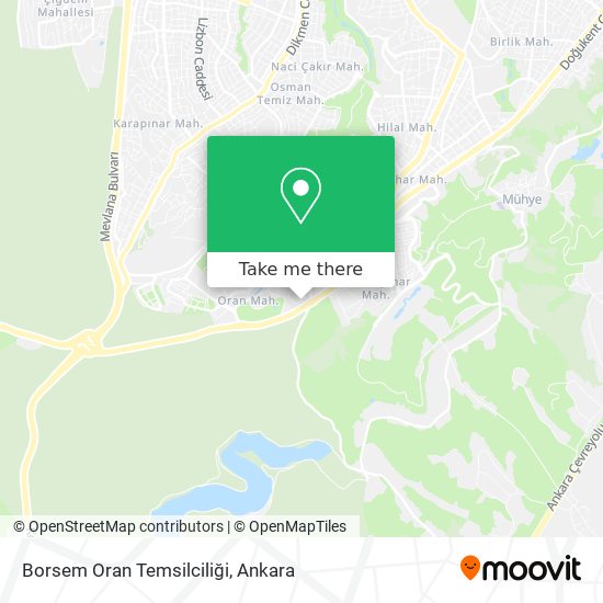 Borsem Oran Temsilciliği map