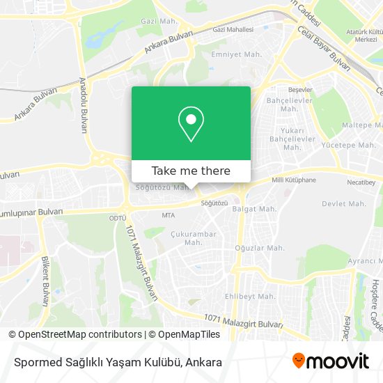 Spormed Sağlıklı Yaşam Kulübü map