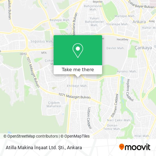 Atilla Makina İnşaat Ltd. Şti. map