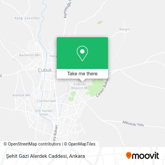 Şehit Gazi Alerdek Caddesi map