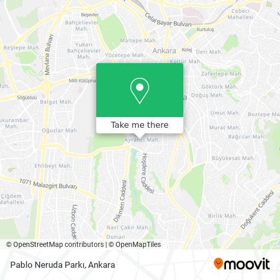 Pablo Neruda Parkı map