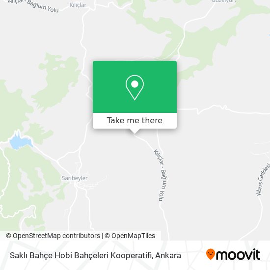 Saklı Bahçe Hobi Bahçeleri Kooperatifi map