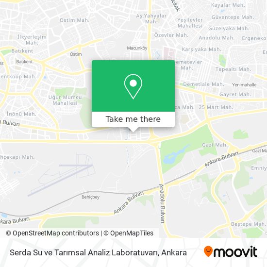 Serda Su ve Tarımsal Analiz Laboratuvarı map