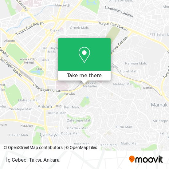 İç Cebeci Taksi map