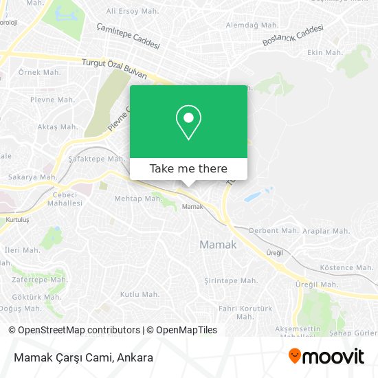 Mamak Çarşı Cami map