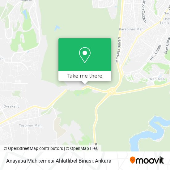 Anayasa Mahkemesi Ahlatlıbel Binası map