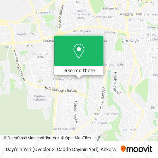 Dayı'nın Yeri (Öveçler 2. Cadde Dayının Yeri) map